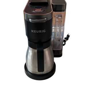Keurig K duo plus 5200 coffee maker stainless pot K cups machine programmable EU